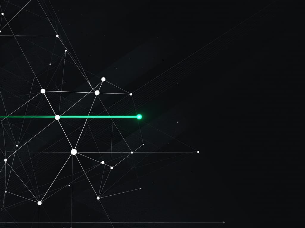 Abstract technical illustration for the article Share context between AI coding agents